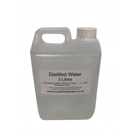 2 Litre Distilled Water