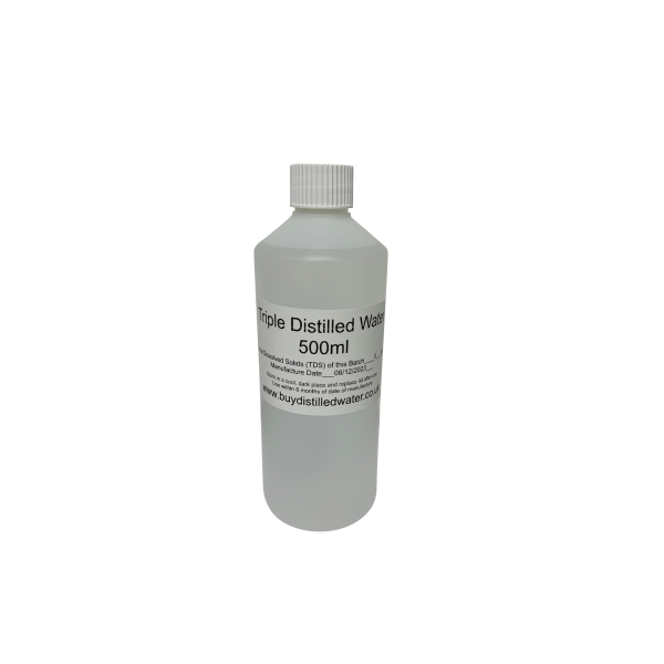 500ml Triple Distilled Water