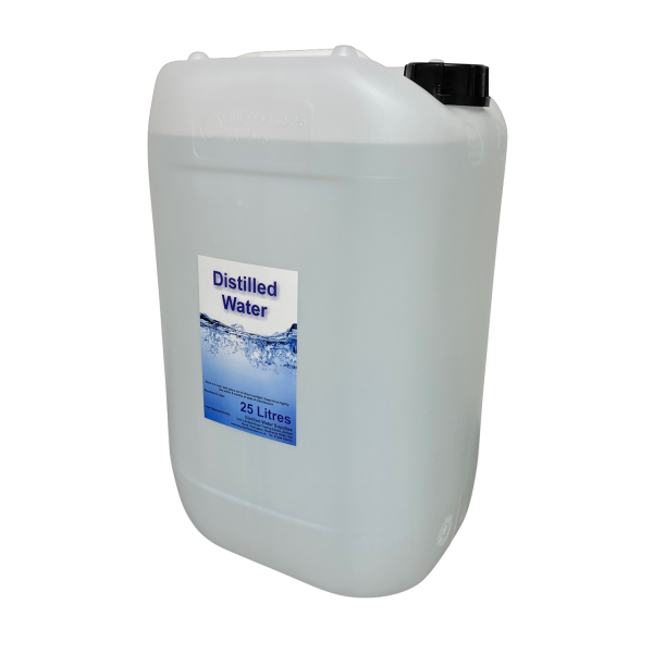 600 Litres Distilled Water (Bulk) - 24 x 25L Drums